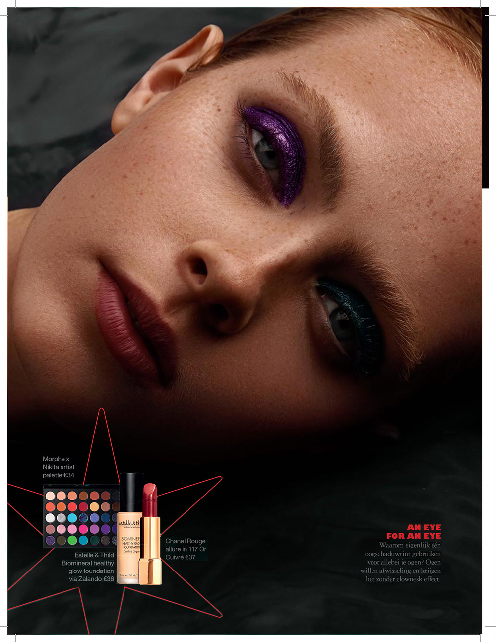beauty editorial Grazia Magazine